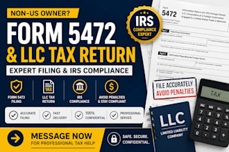 file form 5472 and llc tax return for non US owners