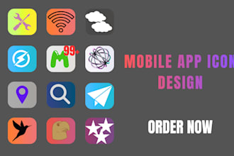 create professional mobile app icon designs