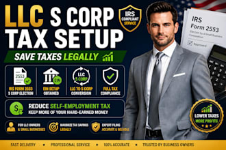 set up your llc and file s corp tax election with ein and full compliance