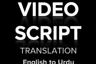 translate your youtube script english to urdu for videos