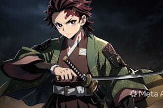 draw kimetsu no yaiba, demon slayer