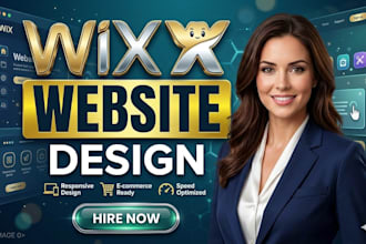 create wix landing page design or saas landing page design