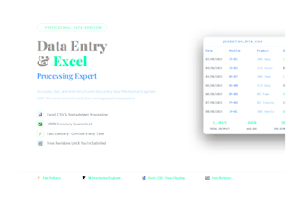do accurate data entry, excel and CSV data processing
