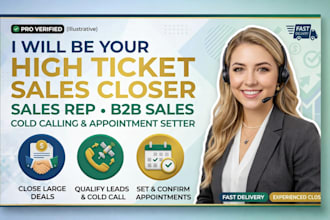 sales closer sales rep b2b sales cold calling and appointment setting