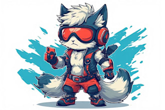 create professional gaming mascot character for you