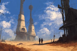 make sci fi concept scene