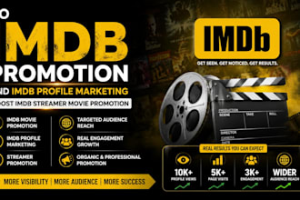 do imdb promotion boost imdb profile film imdb starmeter ranking movie promotion