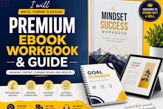 professionally design and format premium ebooks, workbooks, and guides