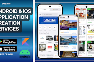 develop a custom mobile app for android and ios
