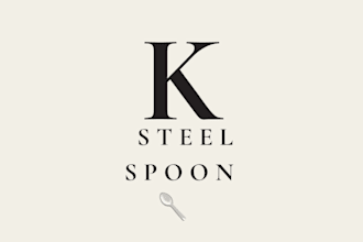 design a professional cutlery logo for steel business