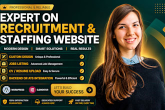 design recruitment website job board staffing agency job portal website job hunt