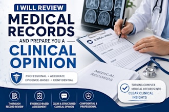 review medical records and prepared a nexus opinion support