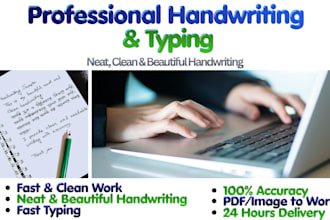deliver clean handwriting and fast typing