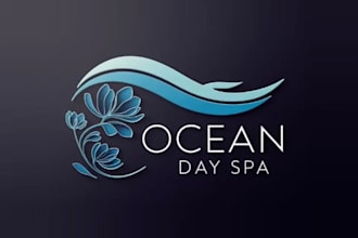 design inventive super ocean day spa logo