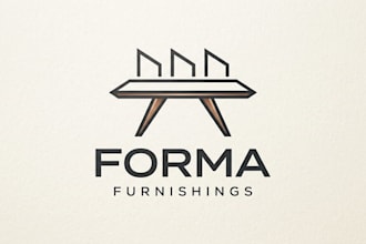 design a modern and elegant table brand logo for your business