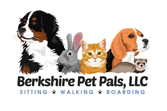 design pet dog cat animal veterinary clinic pet shop logo