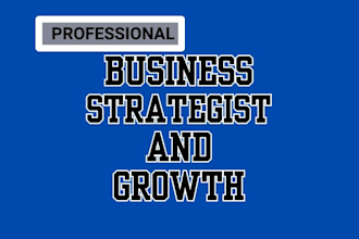 create business plan, startup strategy, and growth roadmap
