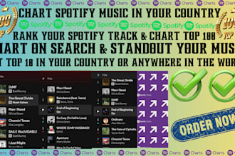 chart your spotify music and organic spotify growth for top 100 sportify chart