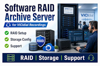 set up archive server for your call center