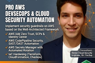 implement professional AWS devsecops and automated security