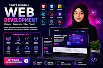create professional website and custom web solutions