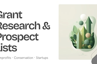 research and identify the best grants for your nonprofit
