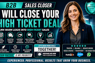 b2b sales closer sales representative high ticket sales online sales  sdr