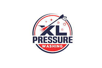 design gorgeous commercial pressure washing logo