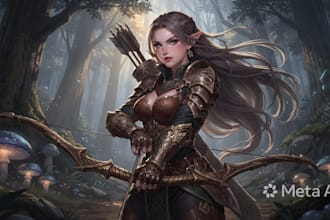draw fantasy female, dnd illustration