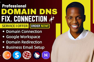 fix email issue connect godaddy domain dns or subdomain, squarespace to shopify