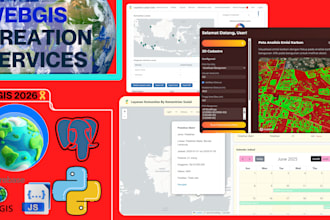 develop a professional webgis and interactive map