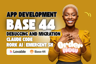 base44 bug fixing, expert base44 integration, deploy base44 app to production