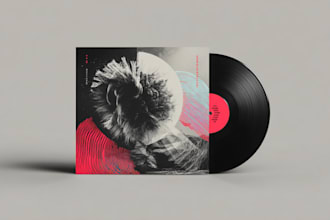 design album cover or music cover artwork