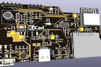 design schematic, pcb layout, gerber files in altium, kicad, pcb tested easyeda