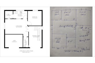 draft high quality architectural blueprints and cad drawings