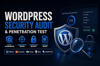 perform a wordpress security audit and penetration test
