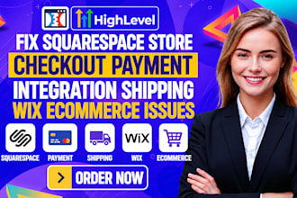 fix squarespace store checkout payment integration shipping wix ecommerce issues