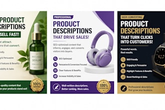 write SEO product descriptions that sell fast