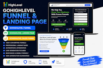 gohighlevel funnel gohighlevel landing page go high level sales funnel