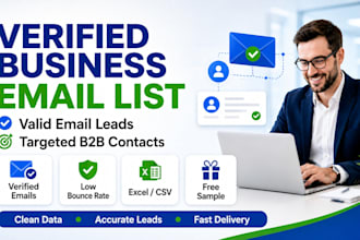 build verified business email list and valid email leads