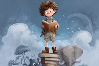 children book illustration and children book illustration