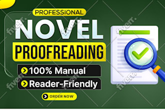 proofread your finished novel