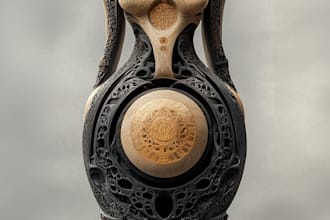 carving and finishing of the finished product