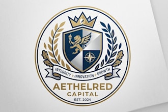 design heraldic, luxury, vintage retro, brand crest, shield