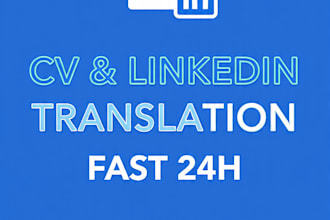 translate and optimize your CV and linkedin profile for ats