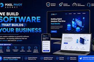 develop a professional website for your business