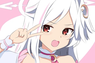 make your cute anime style art