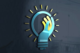 do research consulting data knowledge management public policy logo design