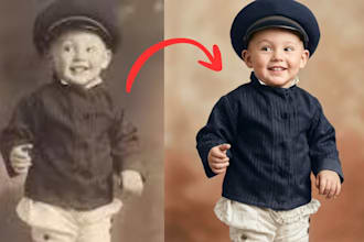 do  photo restoration and colorize old photos using ai
