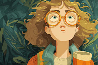 draw cartoon illustrations for you